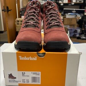Timberland Women's Burgundy Suede Boots